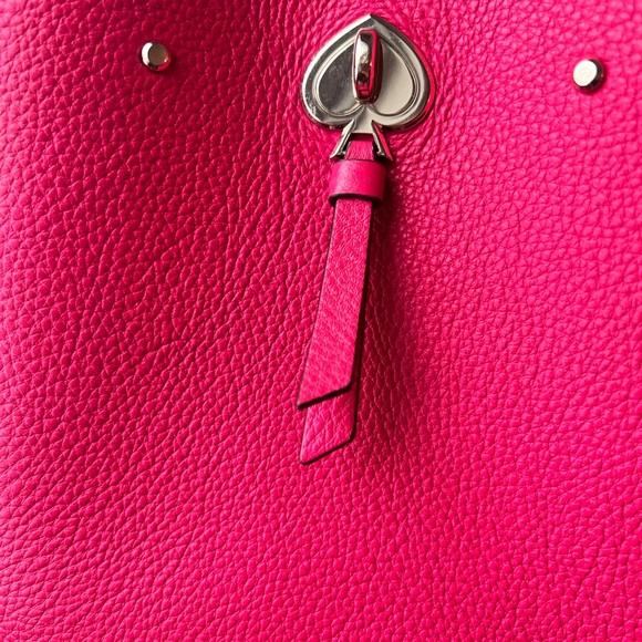 Kate Spade Vibrant Pink Shoulder Bucket Bag - Picture 4 of 6